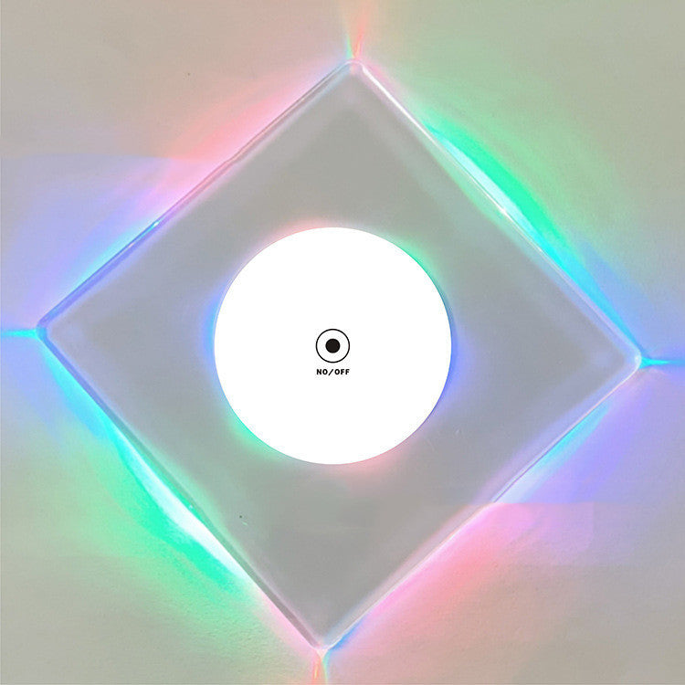 Acrylic LED Light-Up Glow Bar Coaster Stand