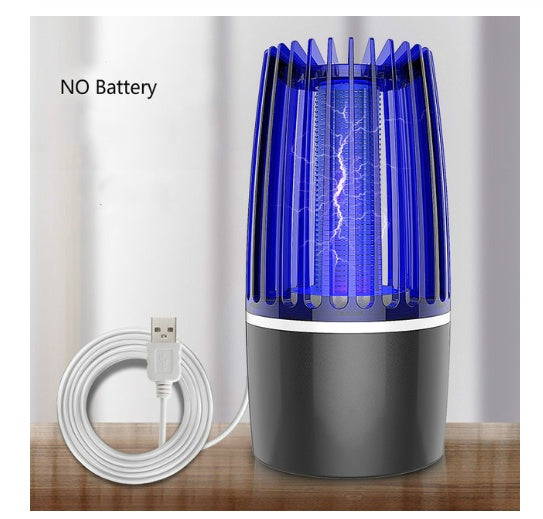USB Rechargeable Mosquito Killer Lamp with LED Light