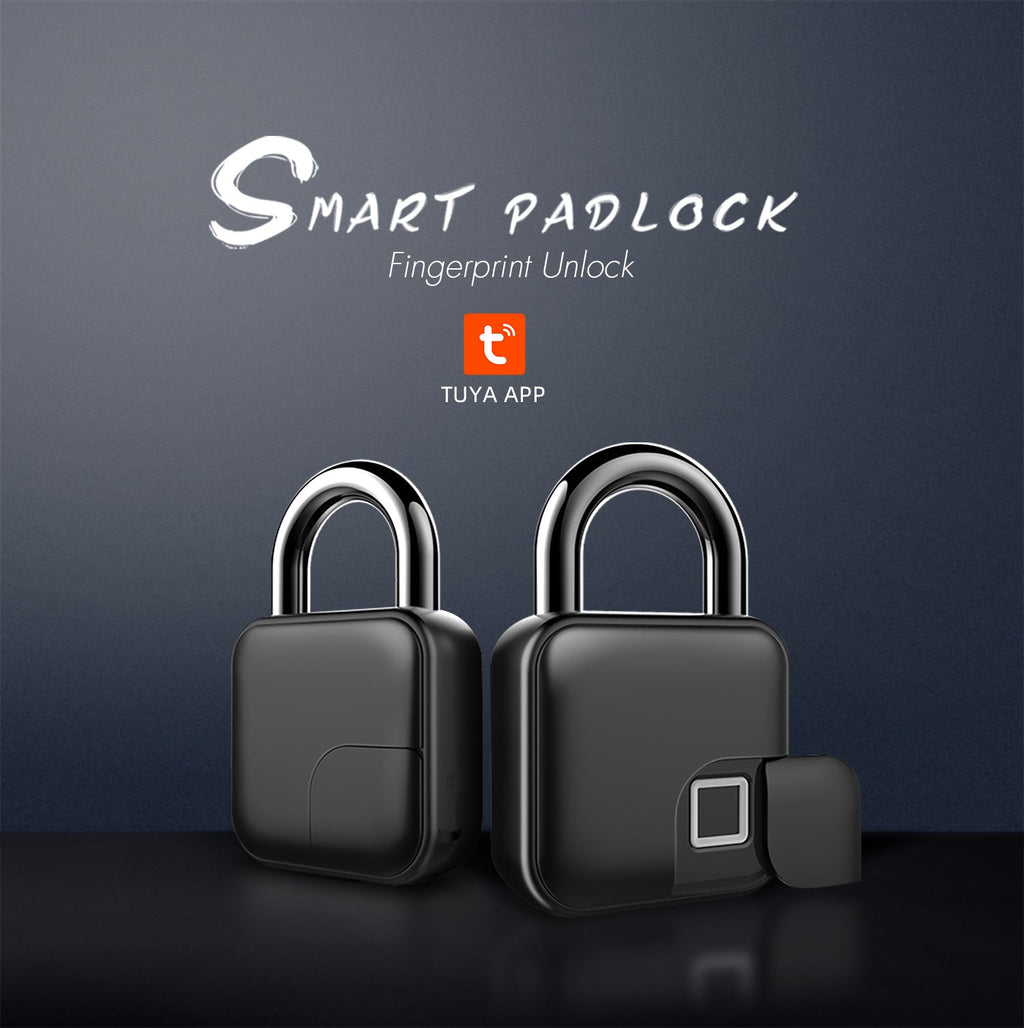 Bluetooth Fingerprint Padlock with Remote Anti-Theft Security