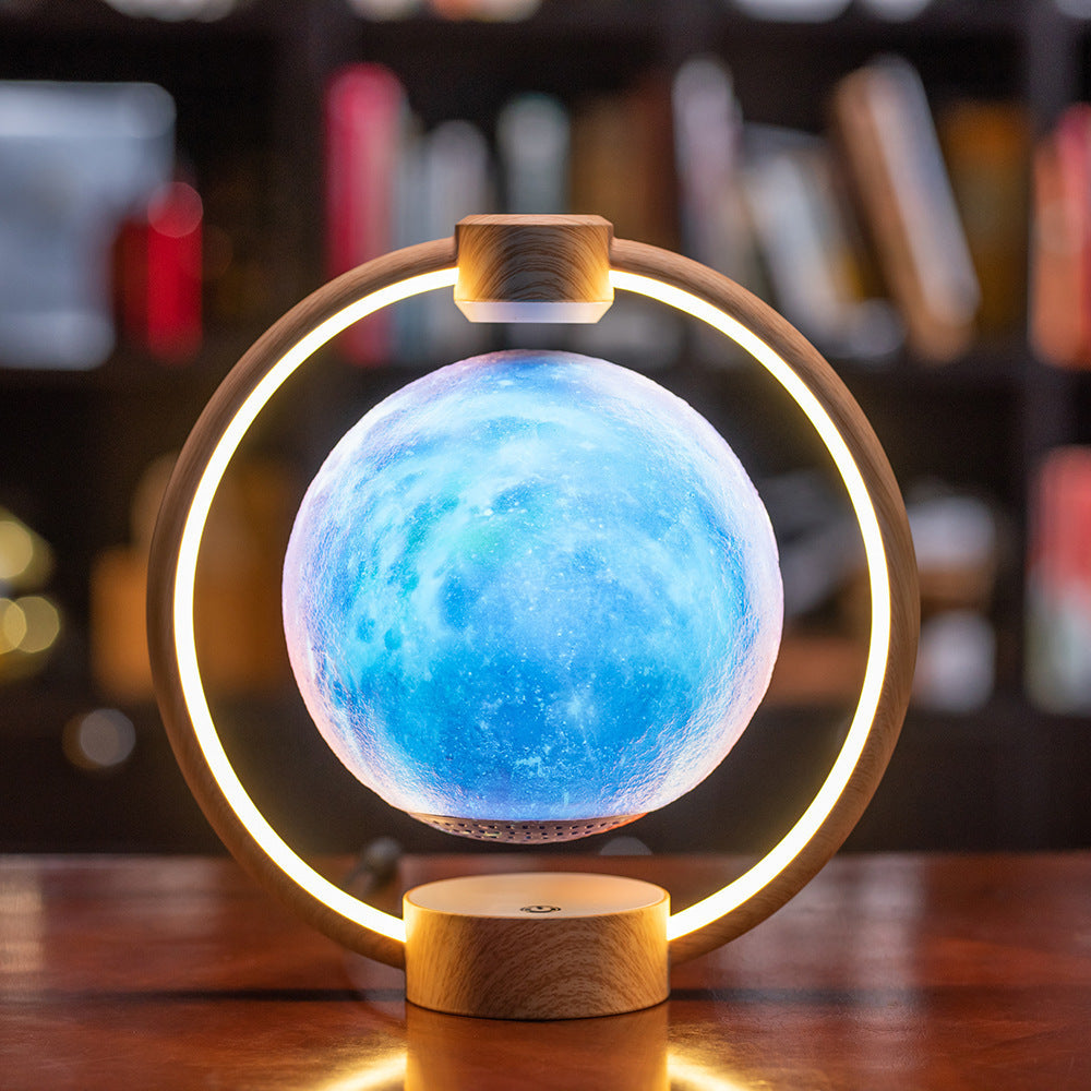 Maglev Floating Moon Light Bluetooth 3D Stereo Speaker