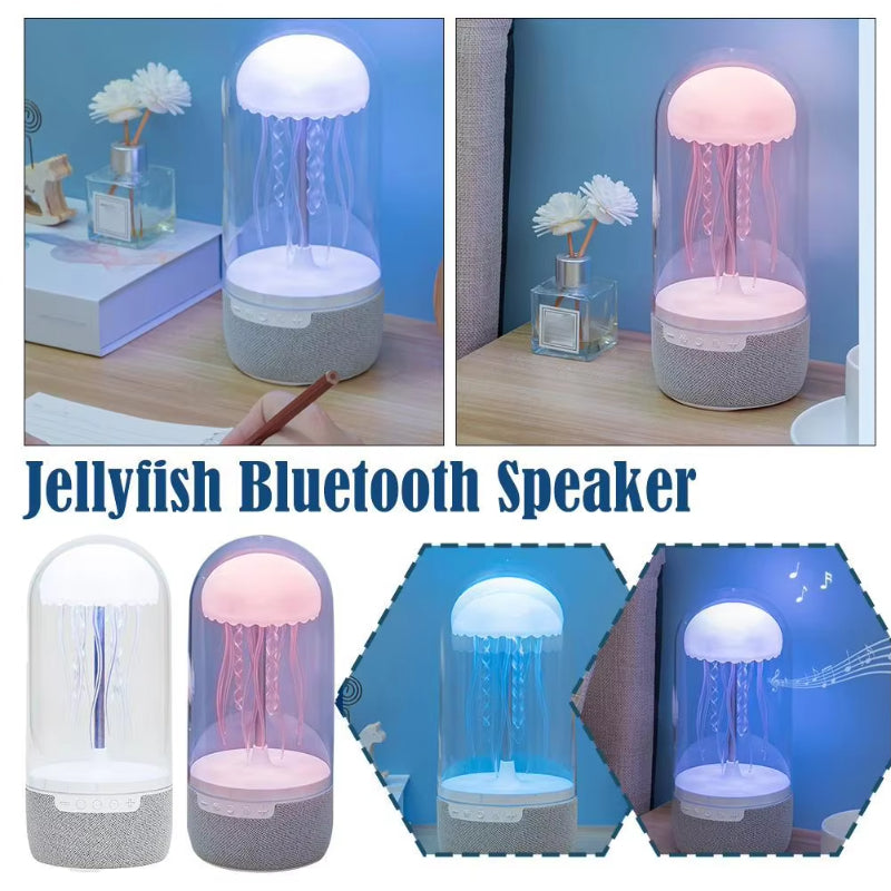 Colorful Jellyfish Bluetooth Speaker Lamp with Lights