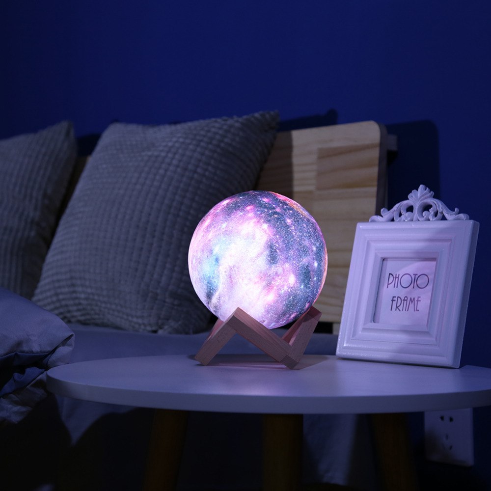 3D Printed Lunar Night Light Creative Decorative Lamp