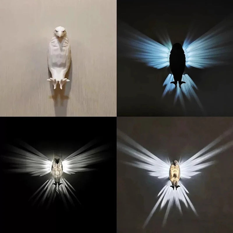 3D Animal Shape Wall Lamp Creative Atmosphere Light