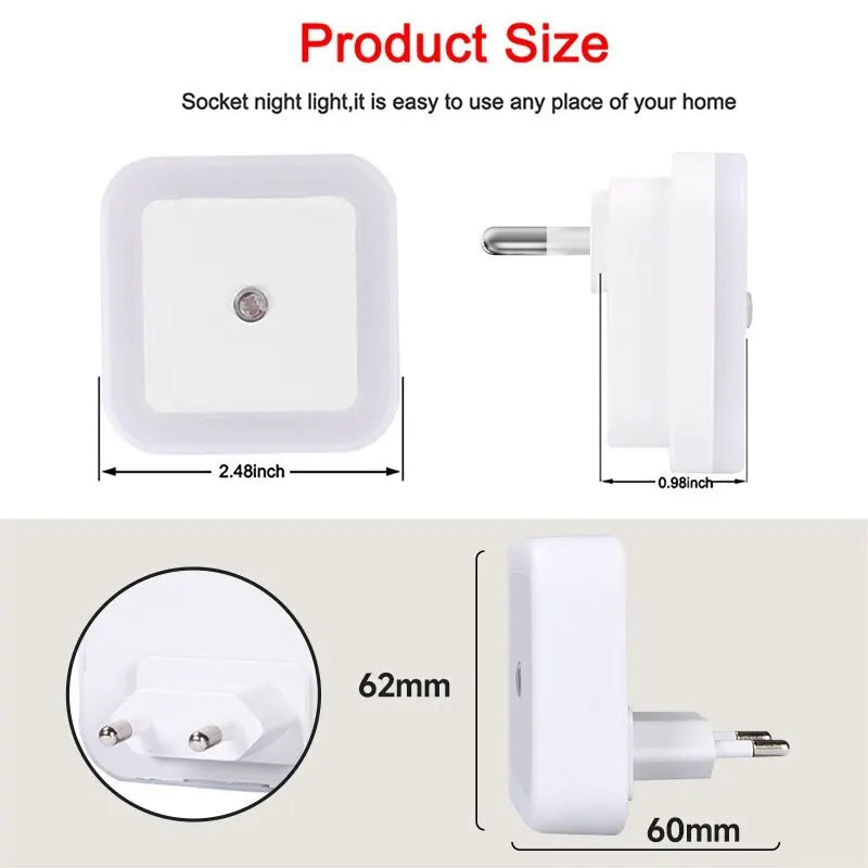 Auto — Soft Glow Bedside Light