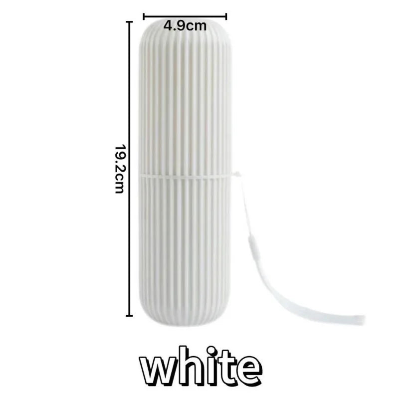 Portable Travel Toothpaste Toothbrush Protector Case — Easy-Clean D…