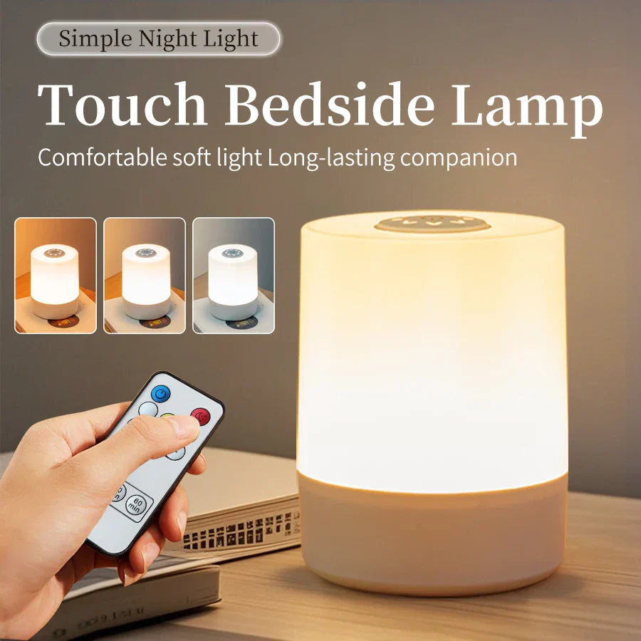 Multicolor Night Lamp — Soft Glow Bedside Light