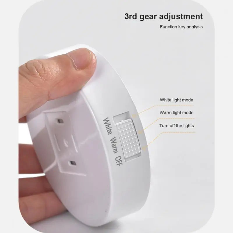 USB Rechargeable PIR Motion Sensor LED Night Light — Soft Glow Bed