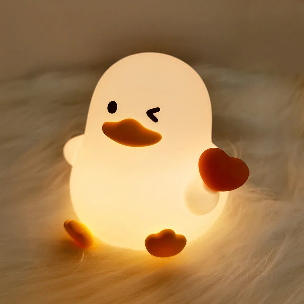 Cute Rabbit Touch Sensor LED Night Light — Soft Glow Bedside Light