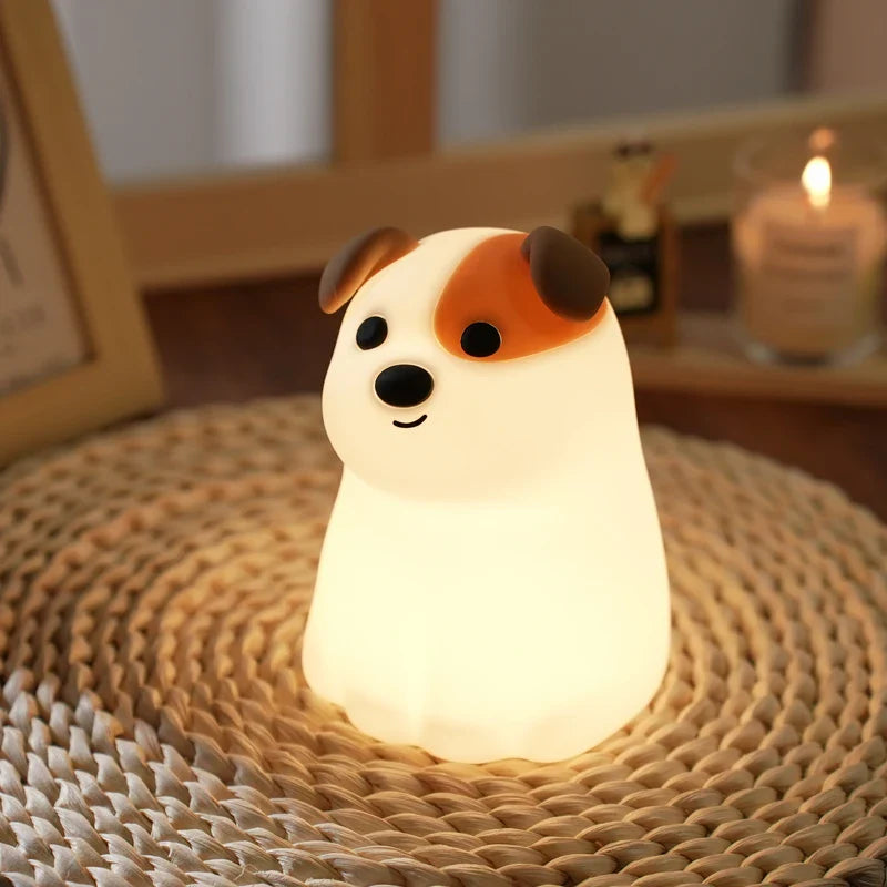 Cute Rabbit Touch Sensor LED Night Light — Soft Glow Bedside Light