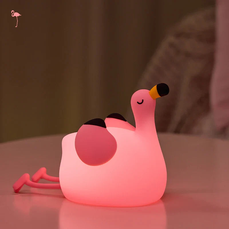 Cute Rabbit Touch Sensor LED Night Light — Soft Glow Bedside Light
