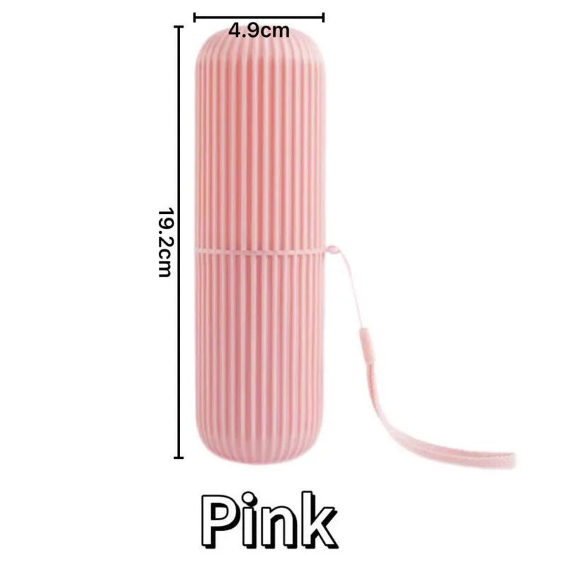 Portable Travel Toothpaste Toothbrush Protector Case — Easy-Clean D…