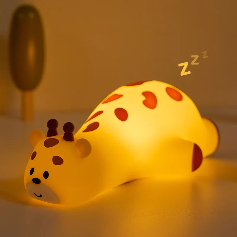 Cute Rabbit Touch Sensor LED Night Light — Soft Glow Bedside Light